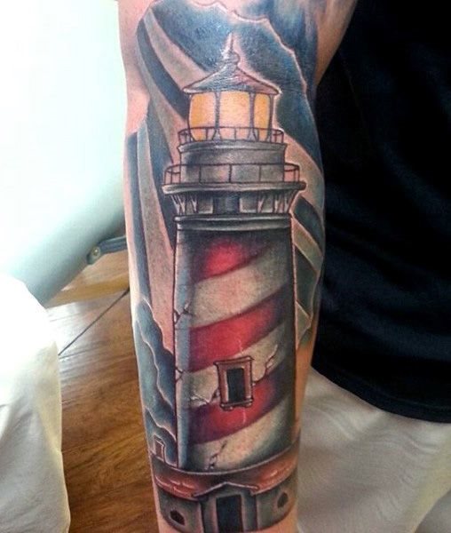 tatuaz latarnia morska 23