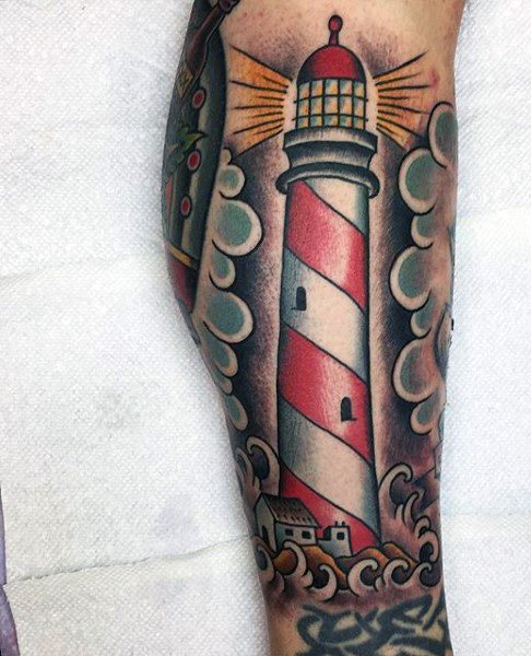 tatuaz latarnia morska 47