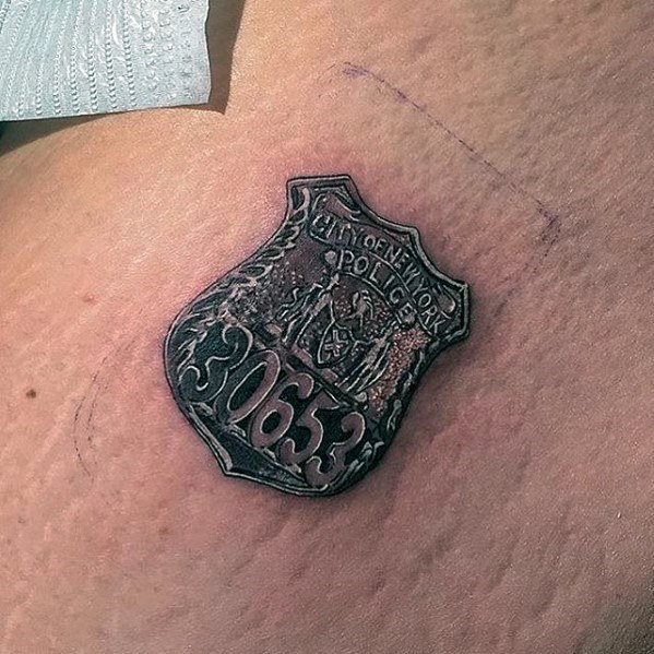 tatuaz policjant 71