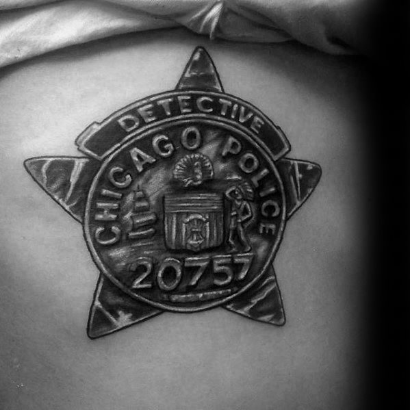 tatuaz policjant 91