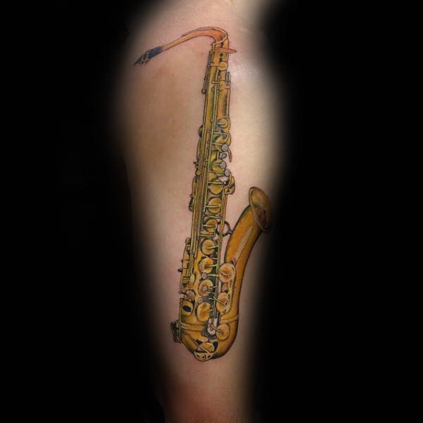 tatuaz saksofon 89