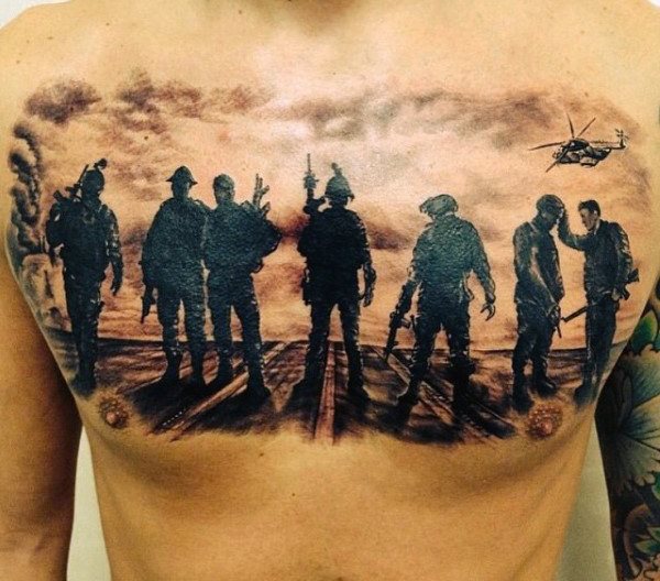 tatuaz wojsko 69
