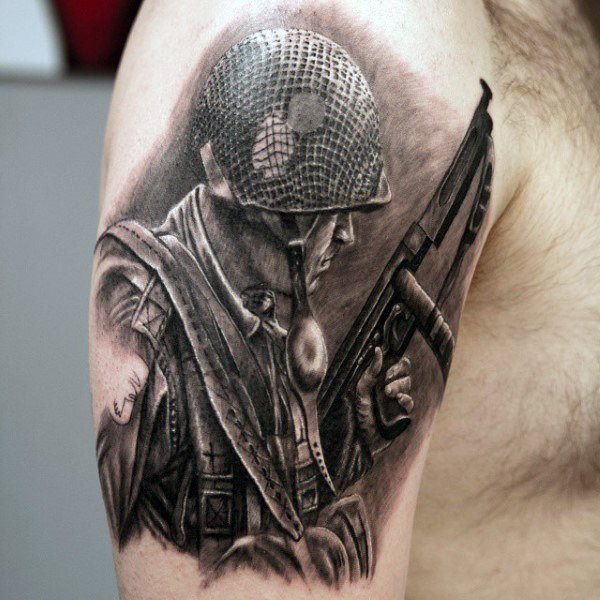 tatuaz wojsko 75