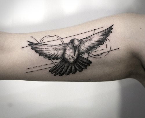 tatuaz ptaki 394