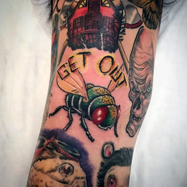 45 de tatuaje cu muște (cu semnificația lor)