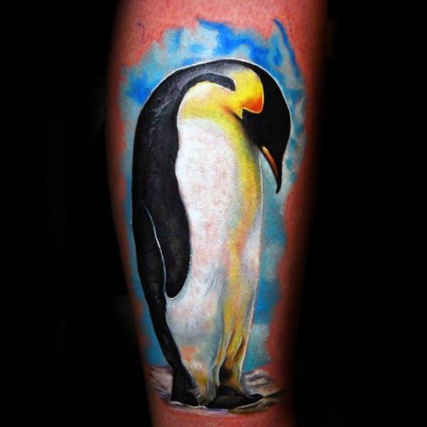 50 de tatuaje cu pinguini (cu semnificația lor)