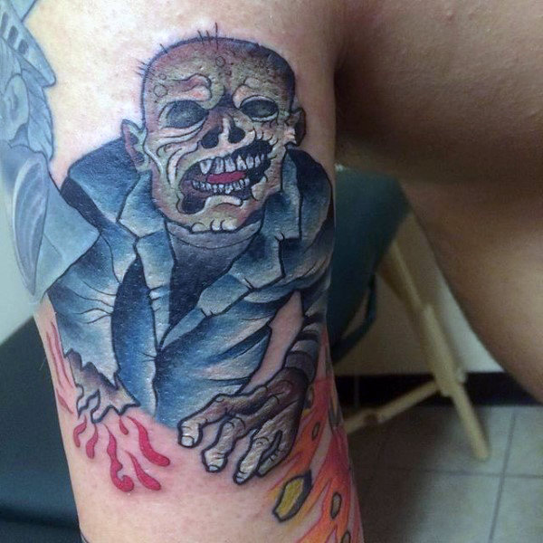 85 de tatuaje cu zombi (cu semnificația lor)