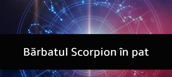 Barbatul Scorpion in pat